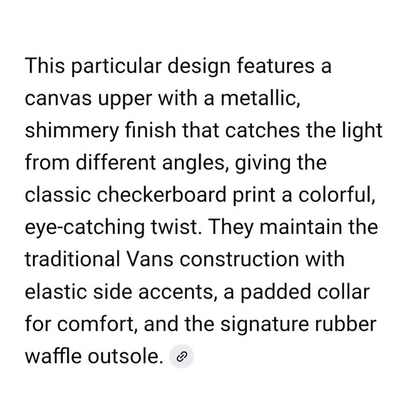 Vans Womens Iridescent Rainbow Checkerboard Classic Slip-On Sneakers Size 8.5 - Picture 13 of 14